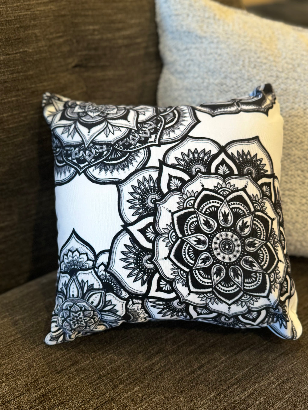 Floral Fascination Throw Pillow