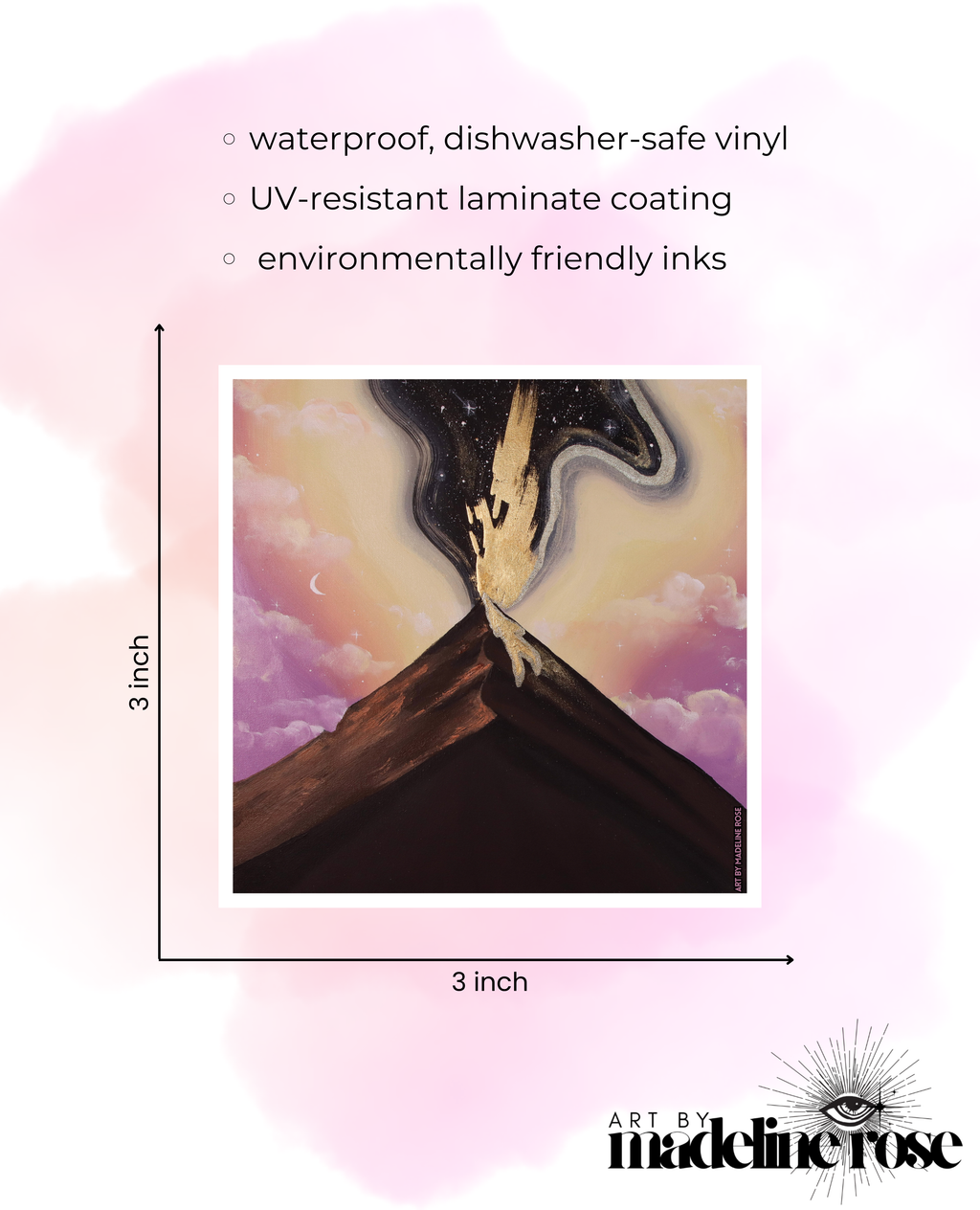 Fuego - Waterproof Vinyl Sticker (XAOS)