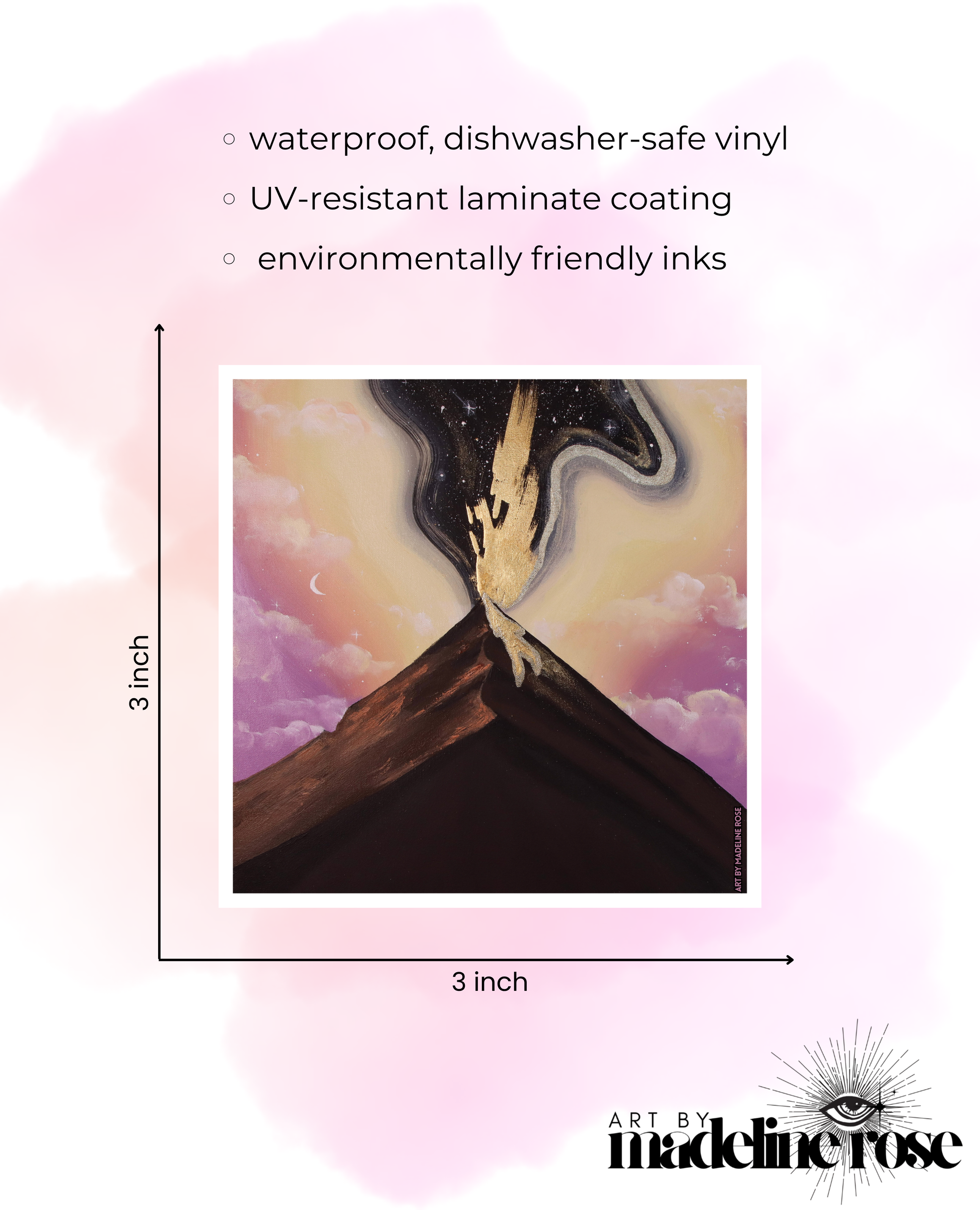 Fuego - Waterproof Vinyl Sticker (XAOS)