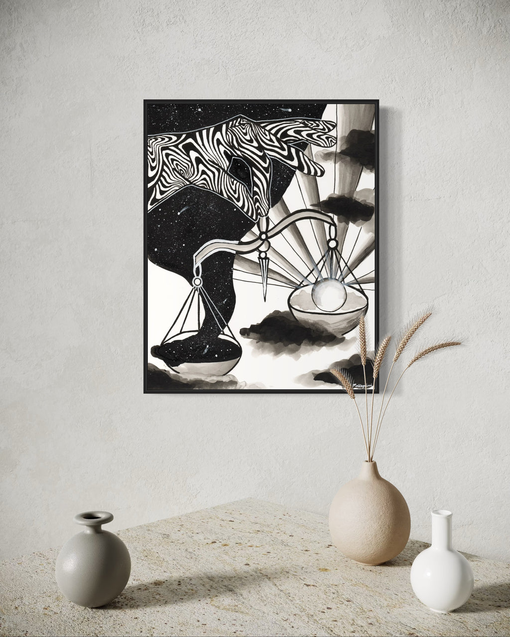 Heavy (Inktober 2025 Prompt) - Giclée Fine Art Print