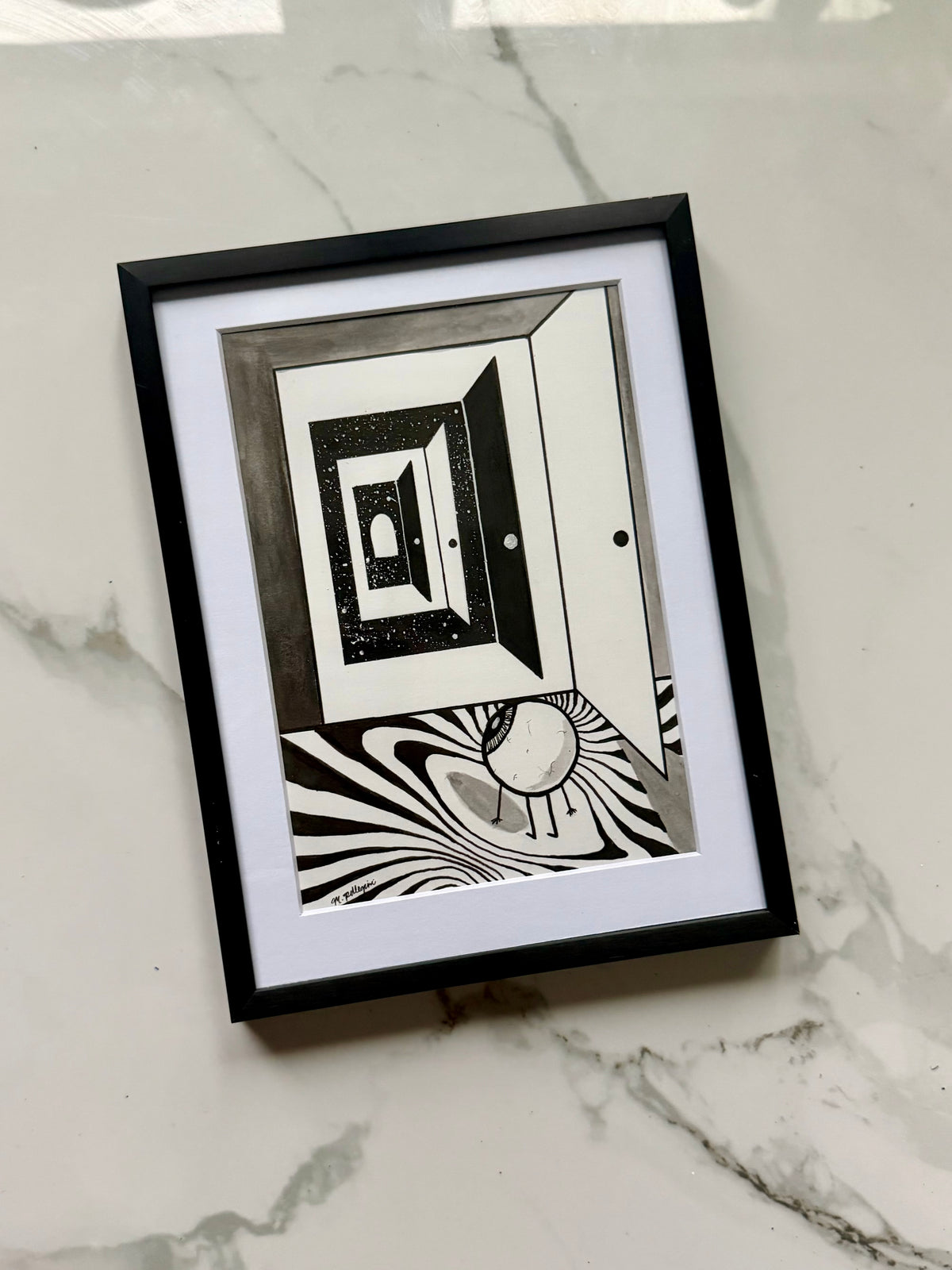 'VACANT' (INKTOBER'25) Original Artwork