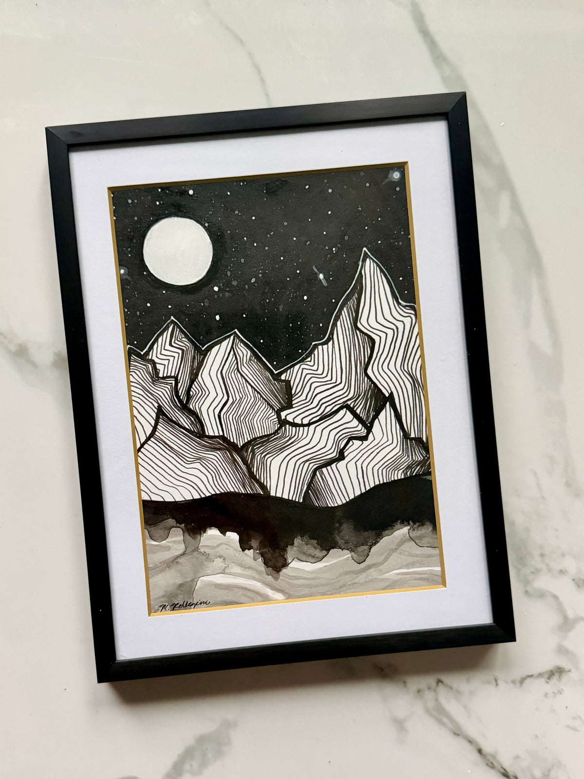 'RAGGED' (INKTOBER'25) Original Artwork