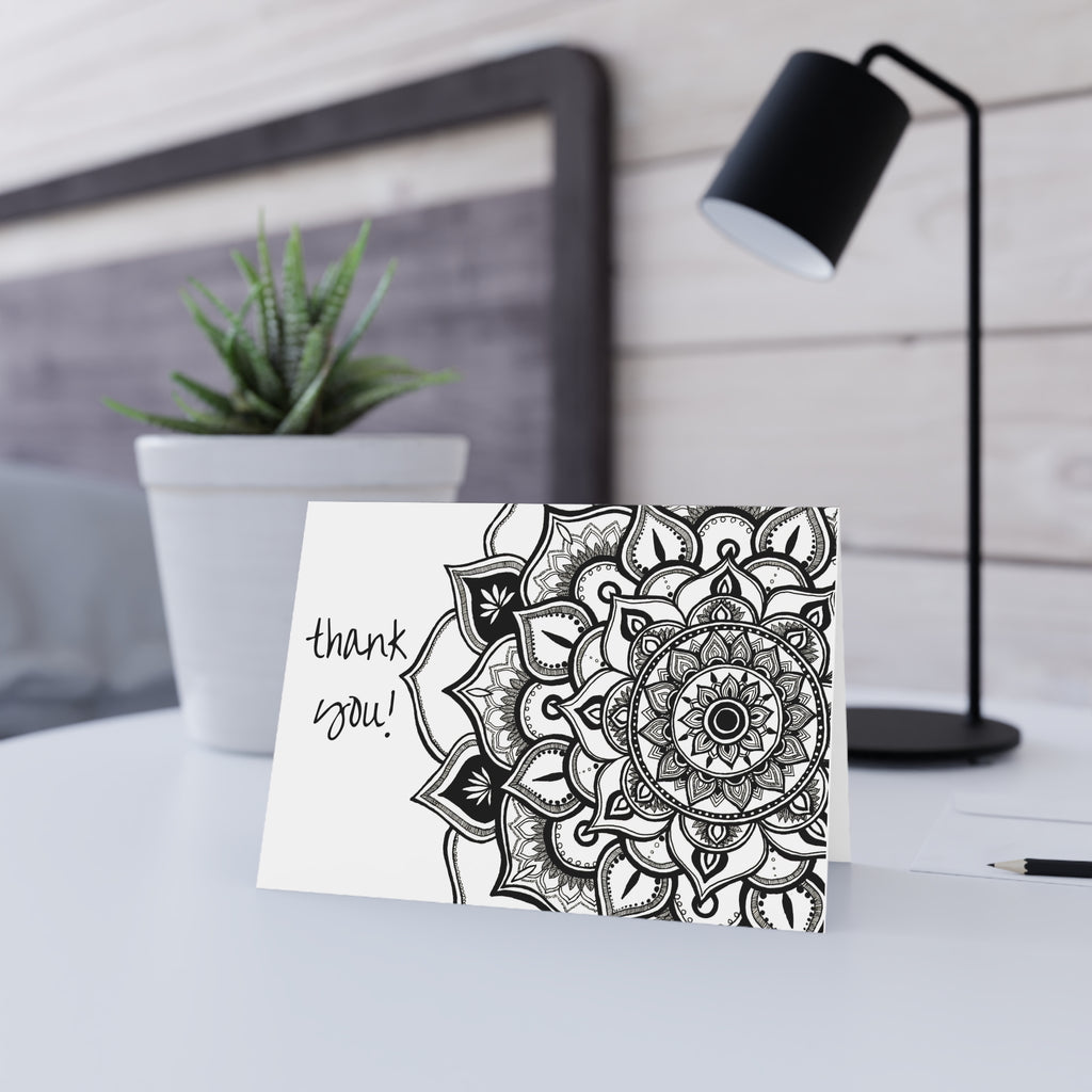 Peaceful Petals “Thank You!” - 5x7 Greeting Card (XAOS)