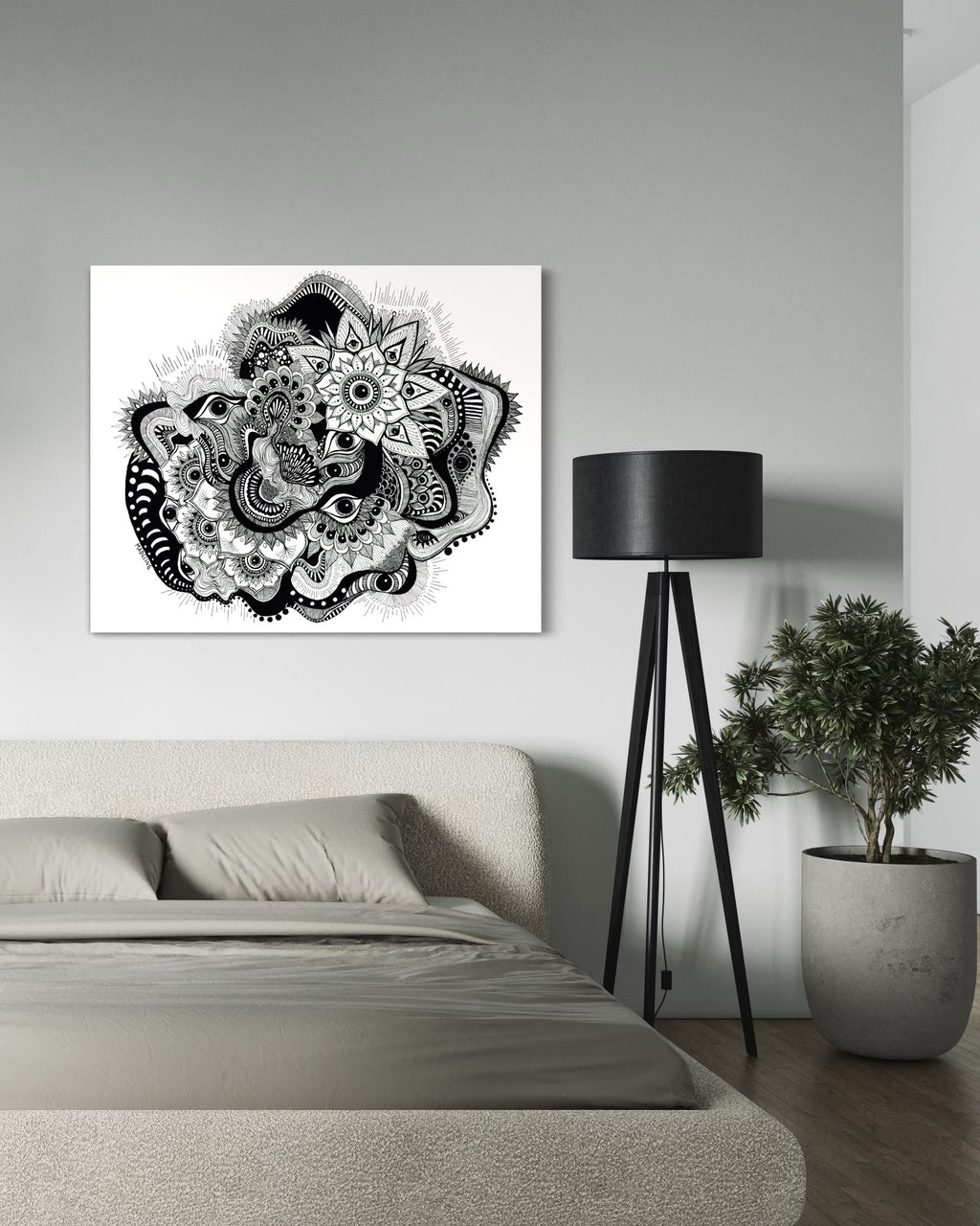 Garden of Eyes Canvas Print