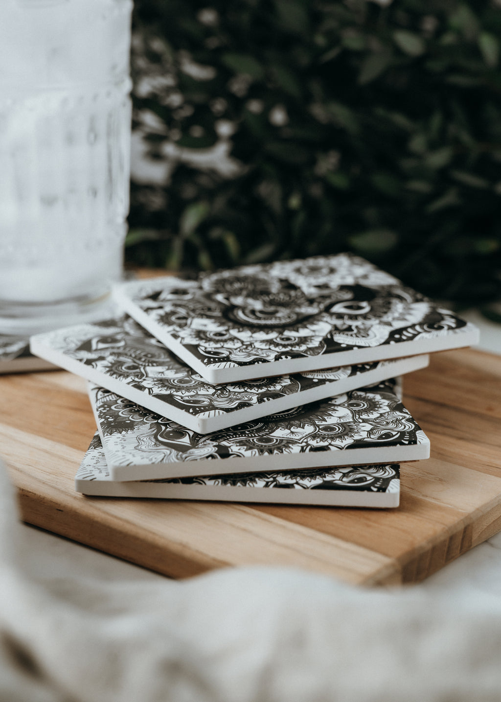 Garden of Eyes - Ceramic Coaster Set of 4