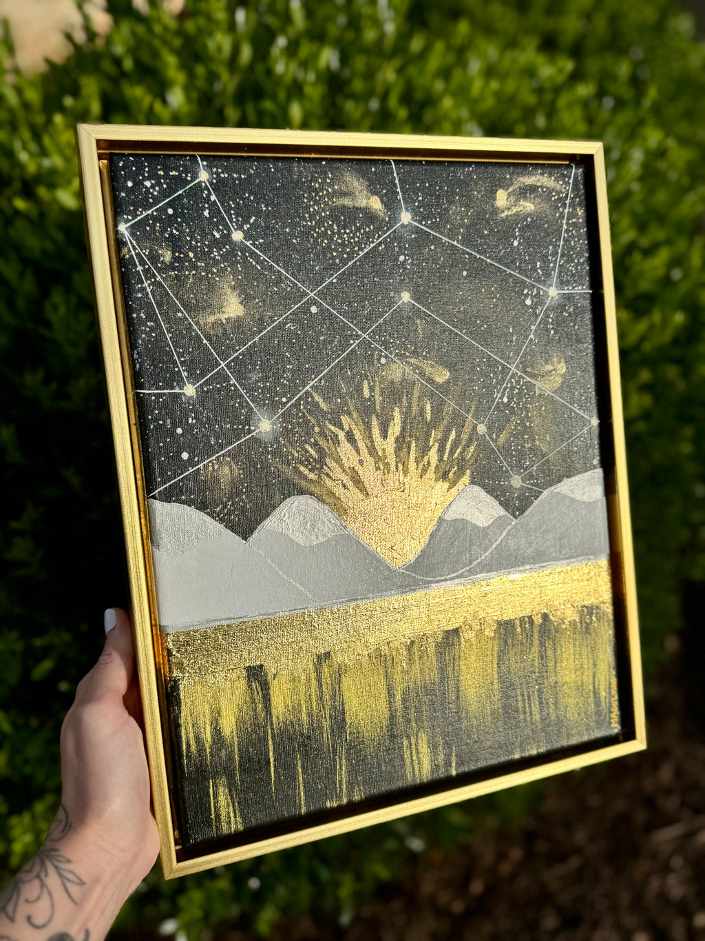 Beauty of Existence No. 7 - Original Framed Canvas Painting