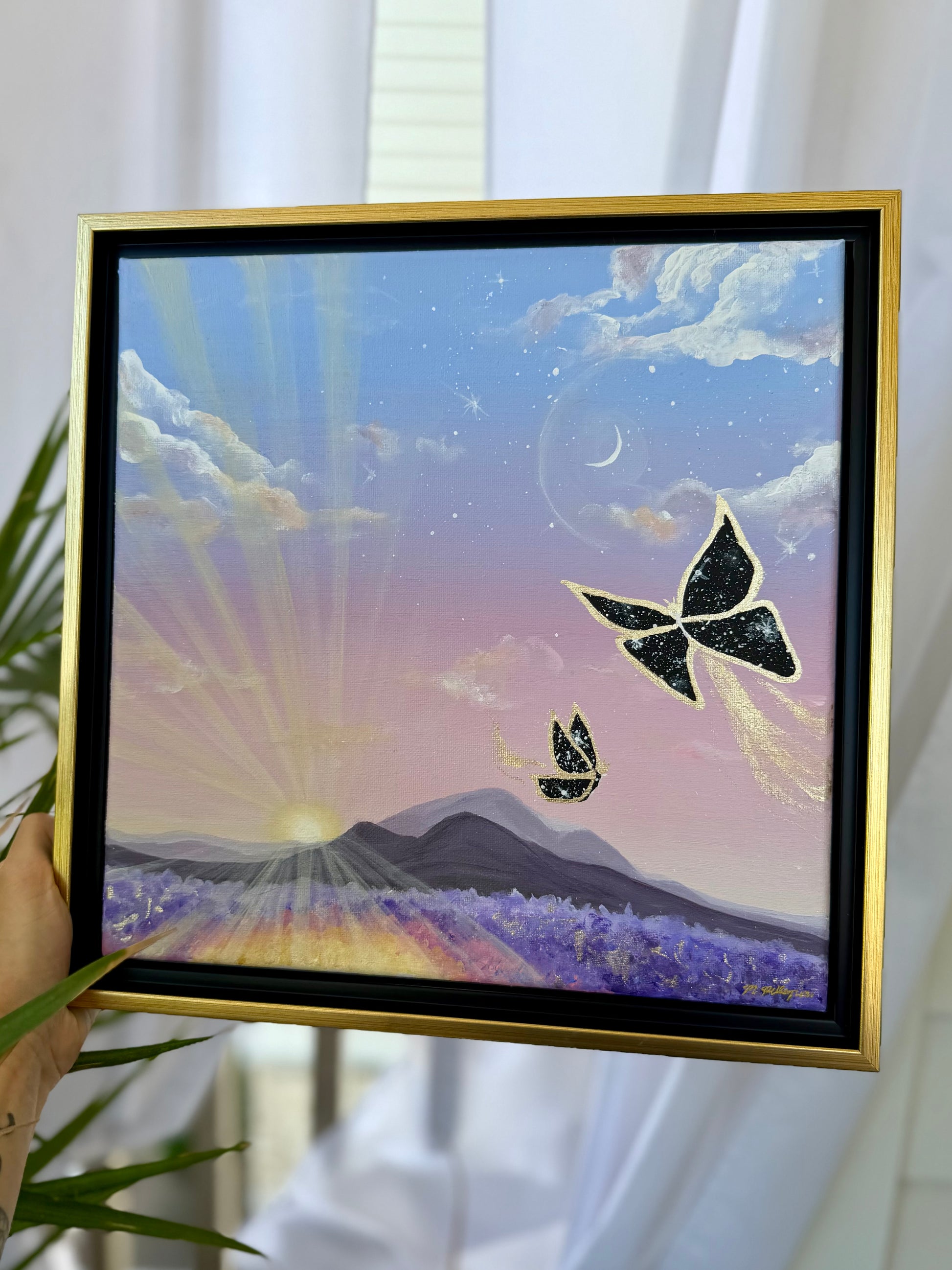 Morning Light No. 1 - Original Framed Canvas Painting