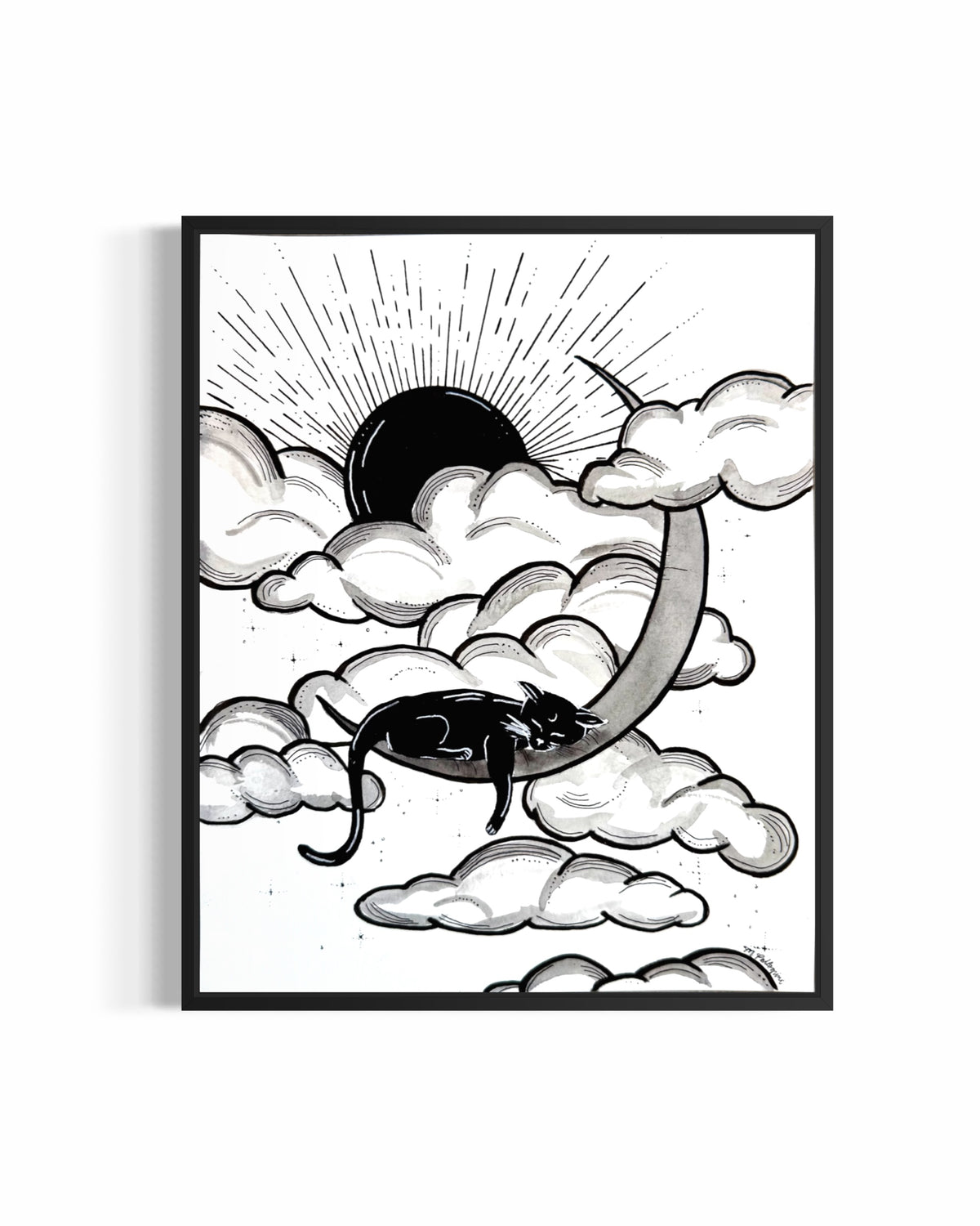 'LOUNGE' (INKTOBER'26) Original Artwork