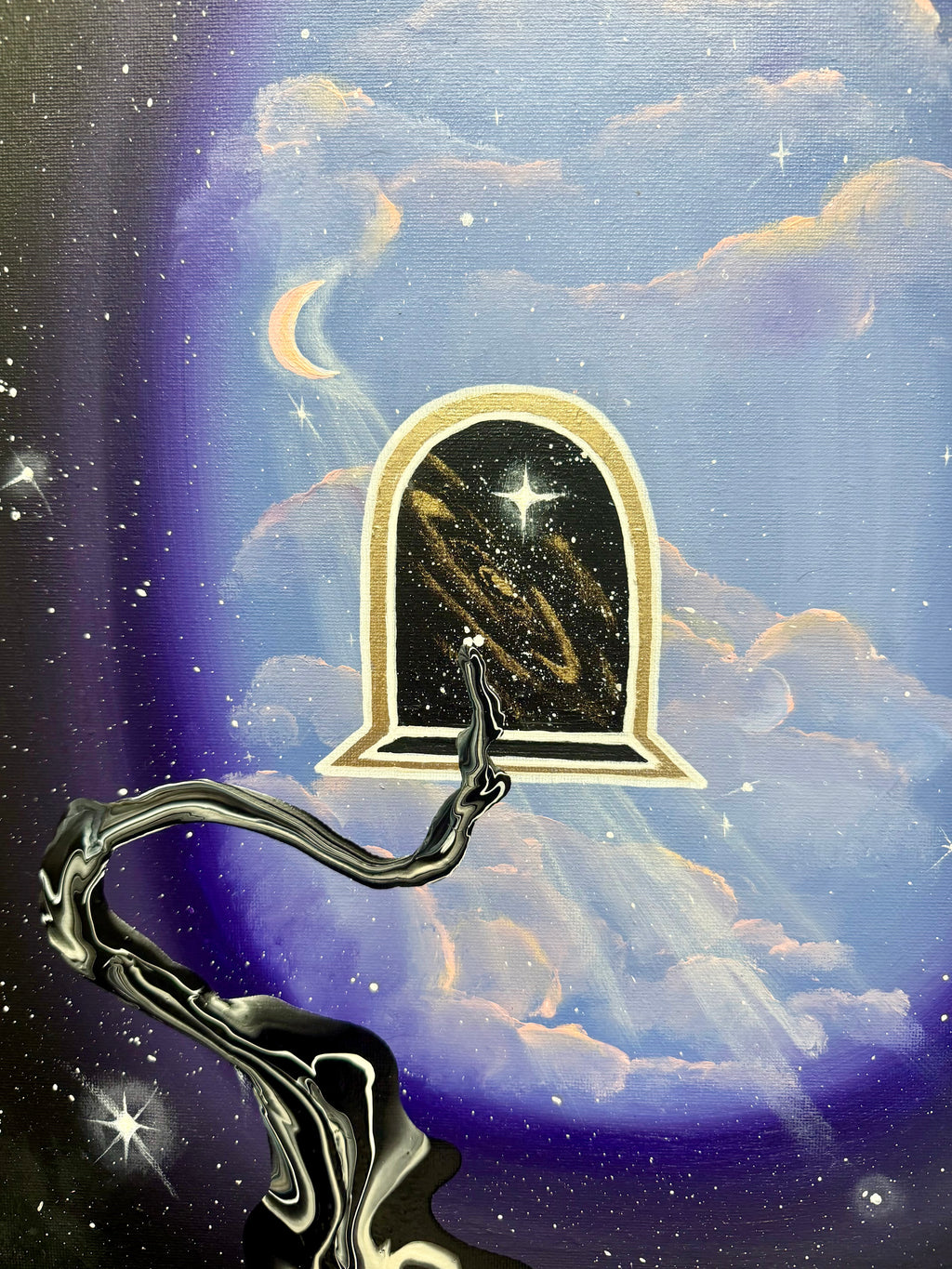 Alignment - Original Framed Canvas Painting