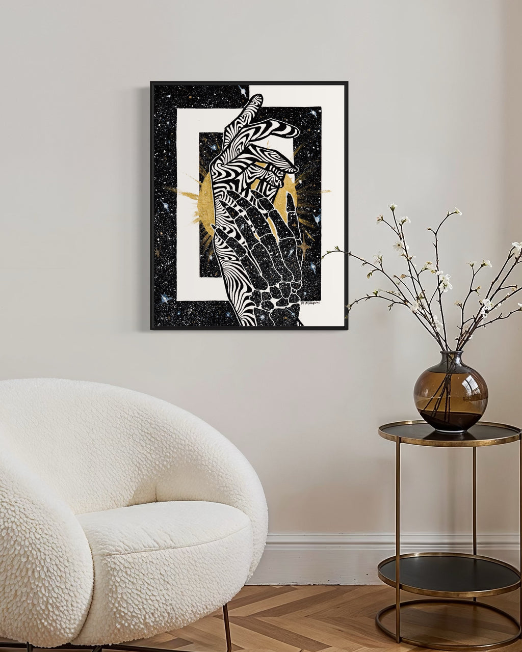 Skeletal (Inktober 2025 Prompt) - Giclée Fine Art Print