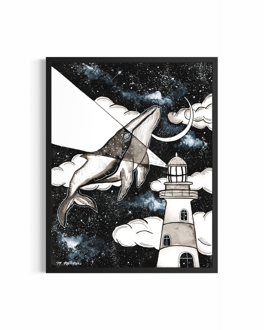 'BEACON' INKTOBER Print