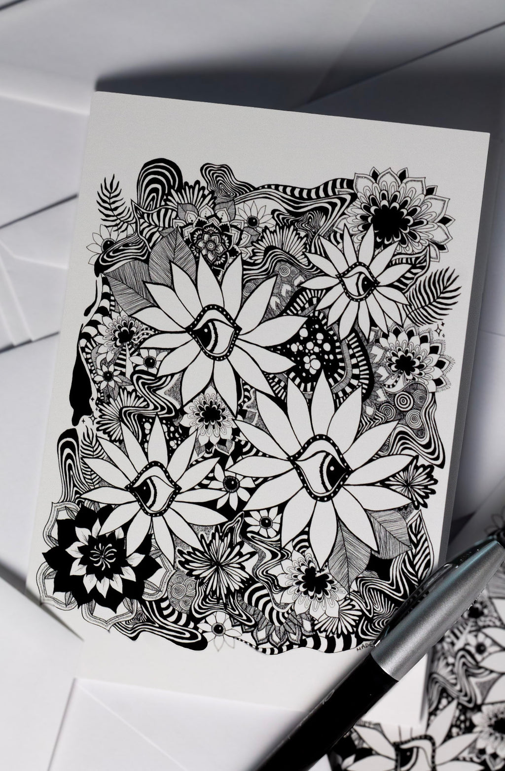 Daisy Dreamscape - 5x7 Single Greeting Card