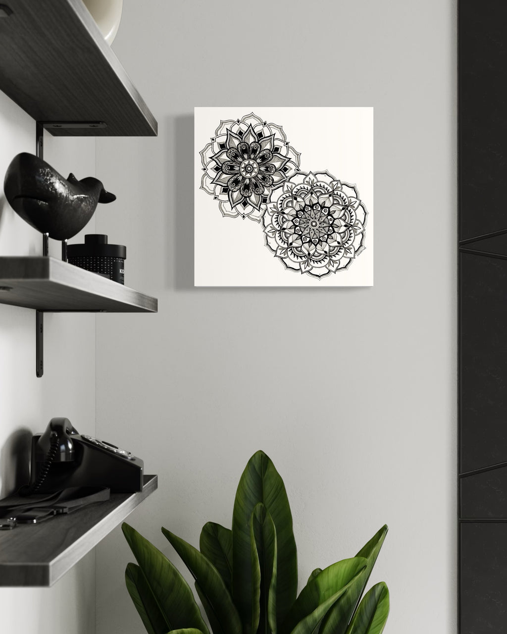 Mandala Blossoms Canvas Print