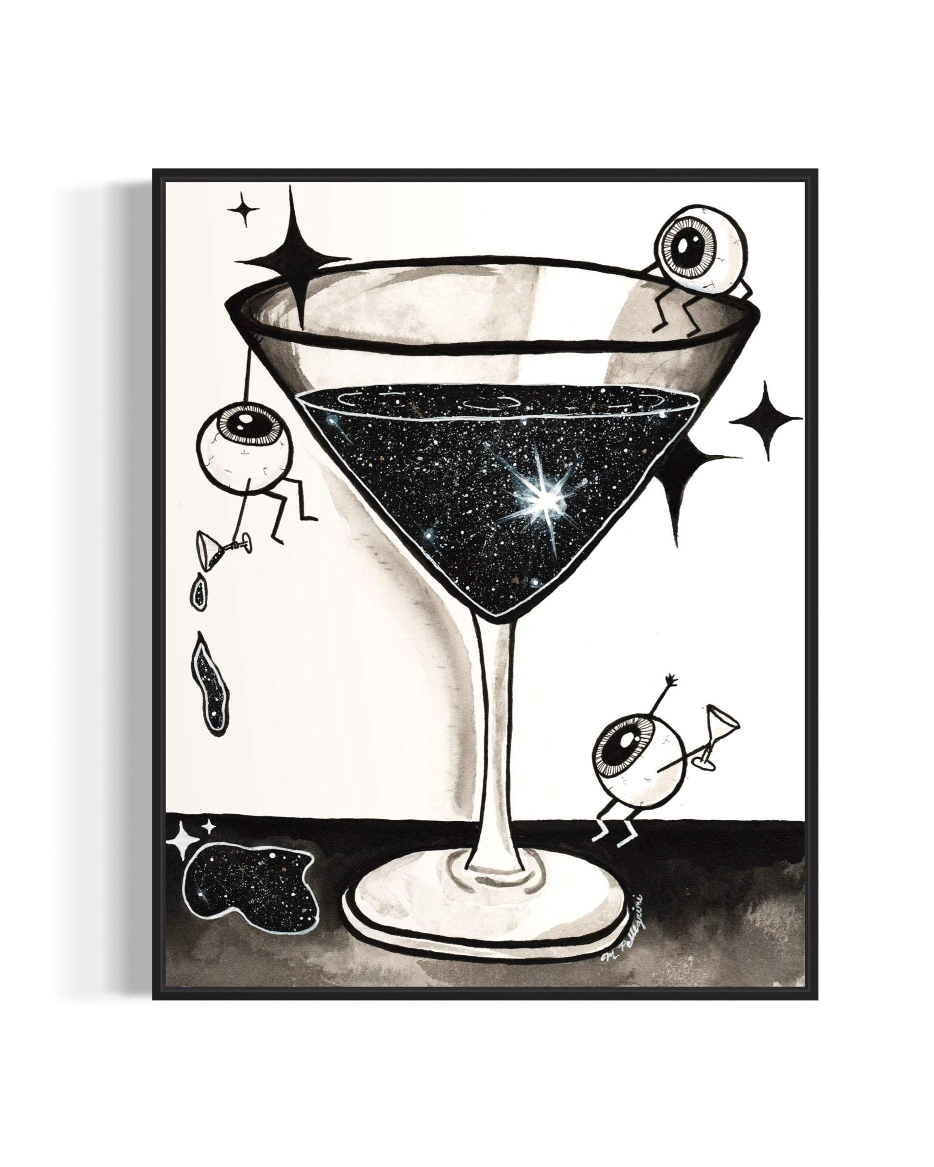 Drink (Inktober 2025 Prompt) - Giclée Fine Art Print