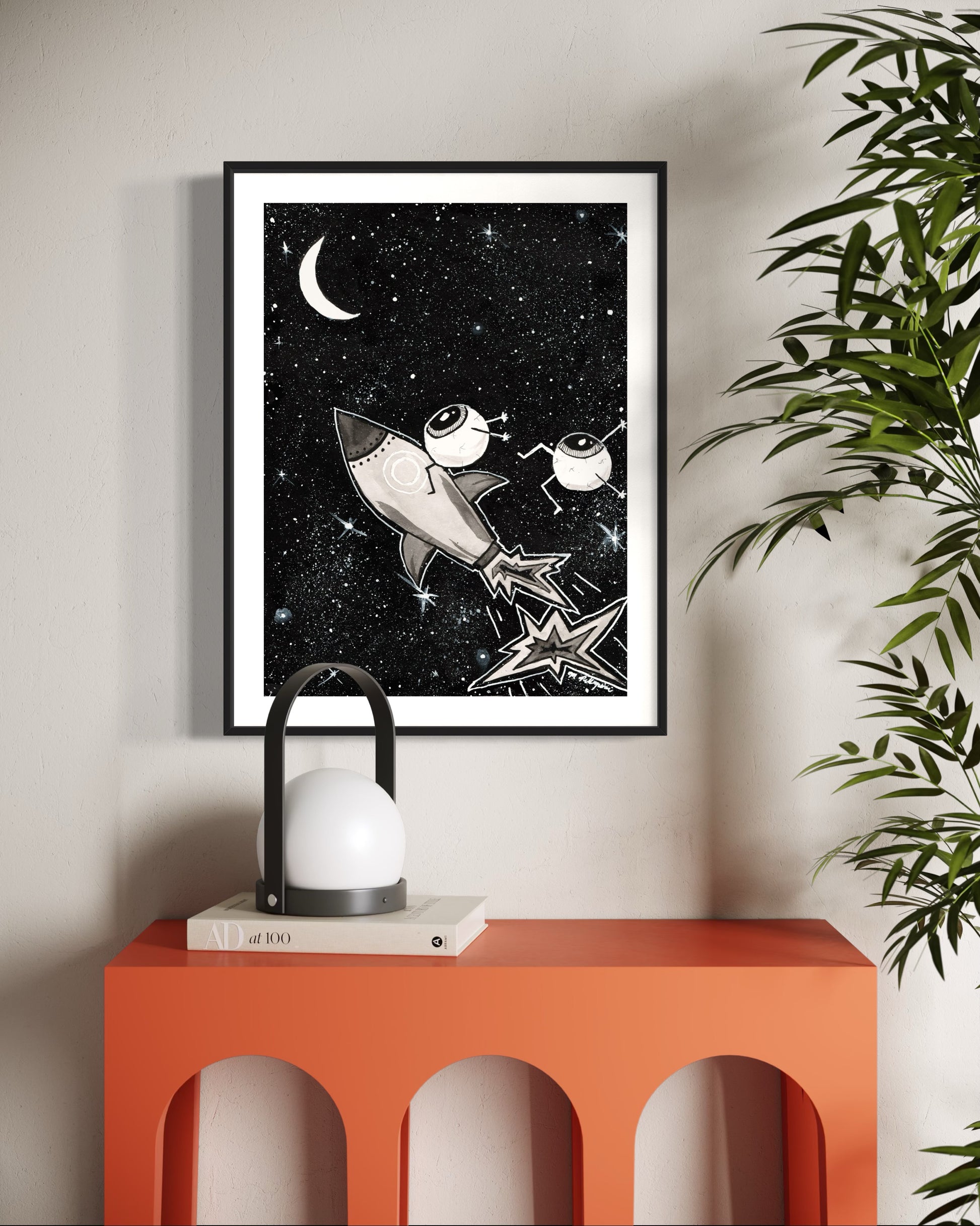 Blast (Inktober 2025 Prompt) - Giclée Fine Art Print