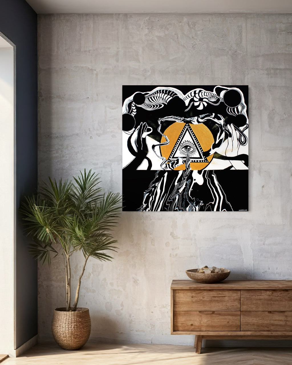 Eye of Creation Canvas Print
