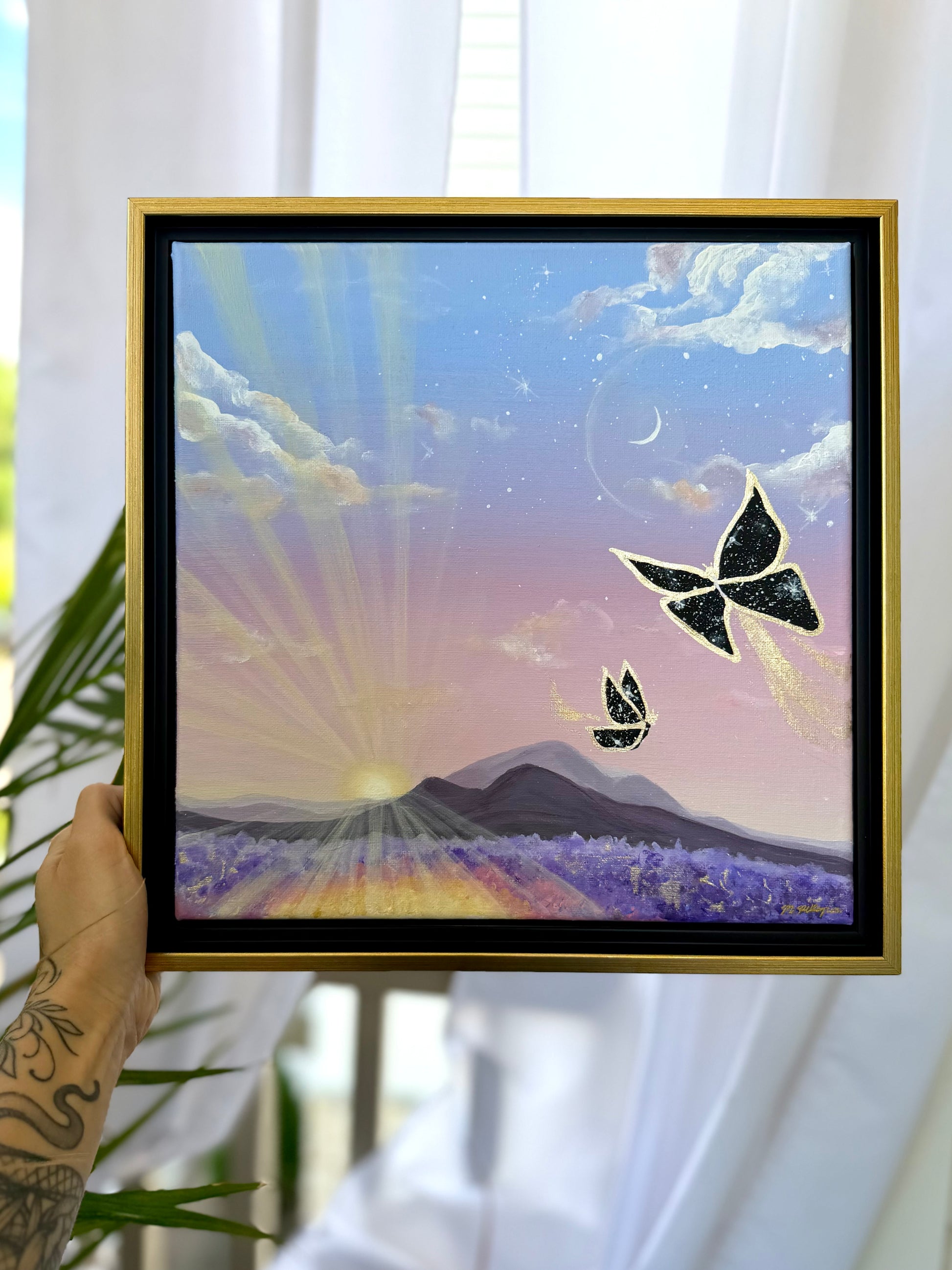 Morning Light No. 1 - Original Framed Canvas Painting