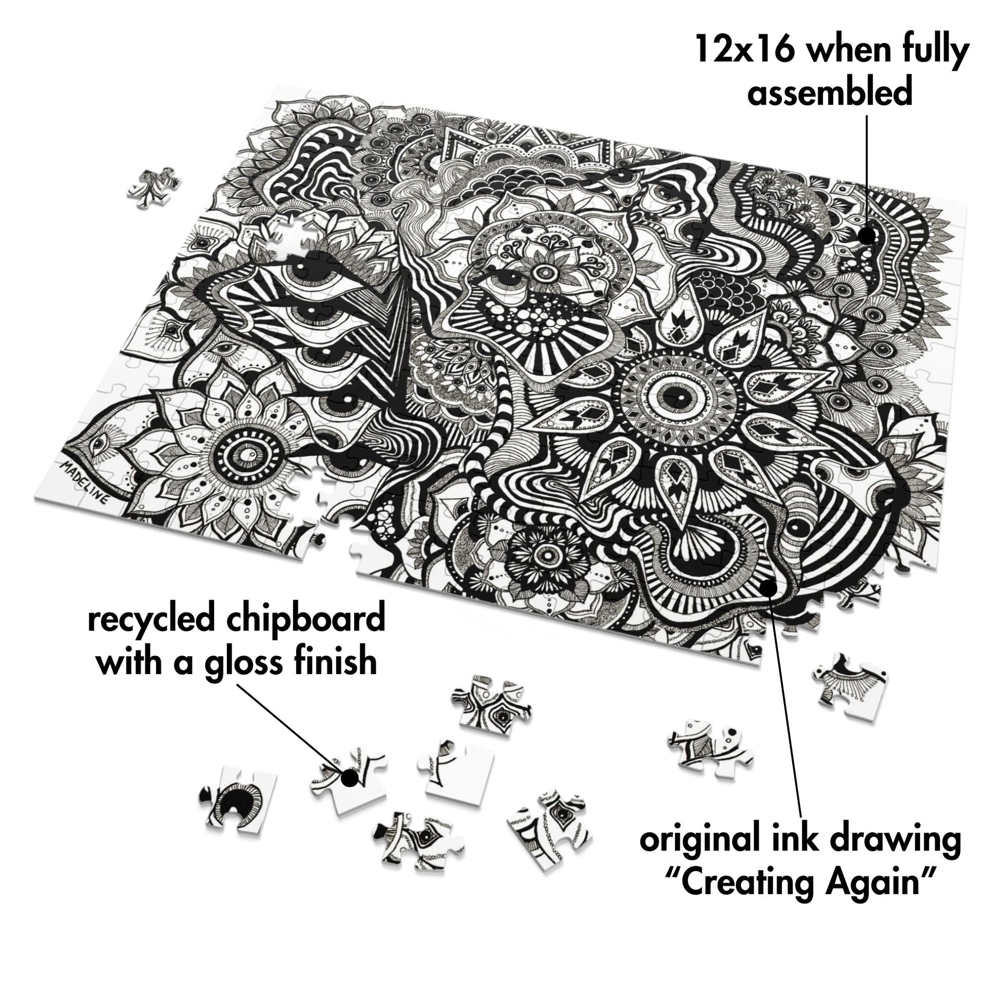 Creating Again - Art Jigsaw Puzzle (XAOS)