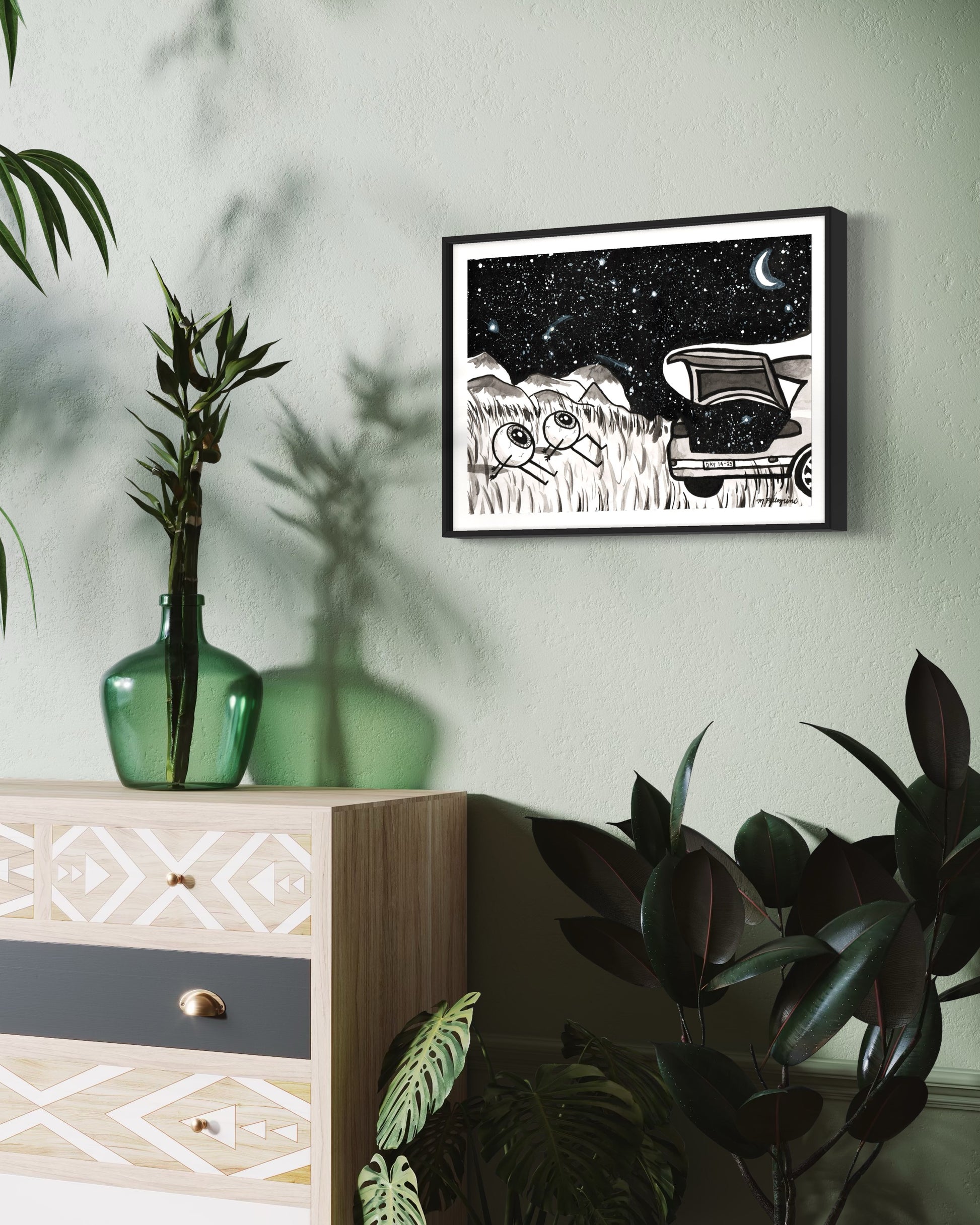 Trunk (Inktober 2025 Prompt) - Giclée Fine Art Print