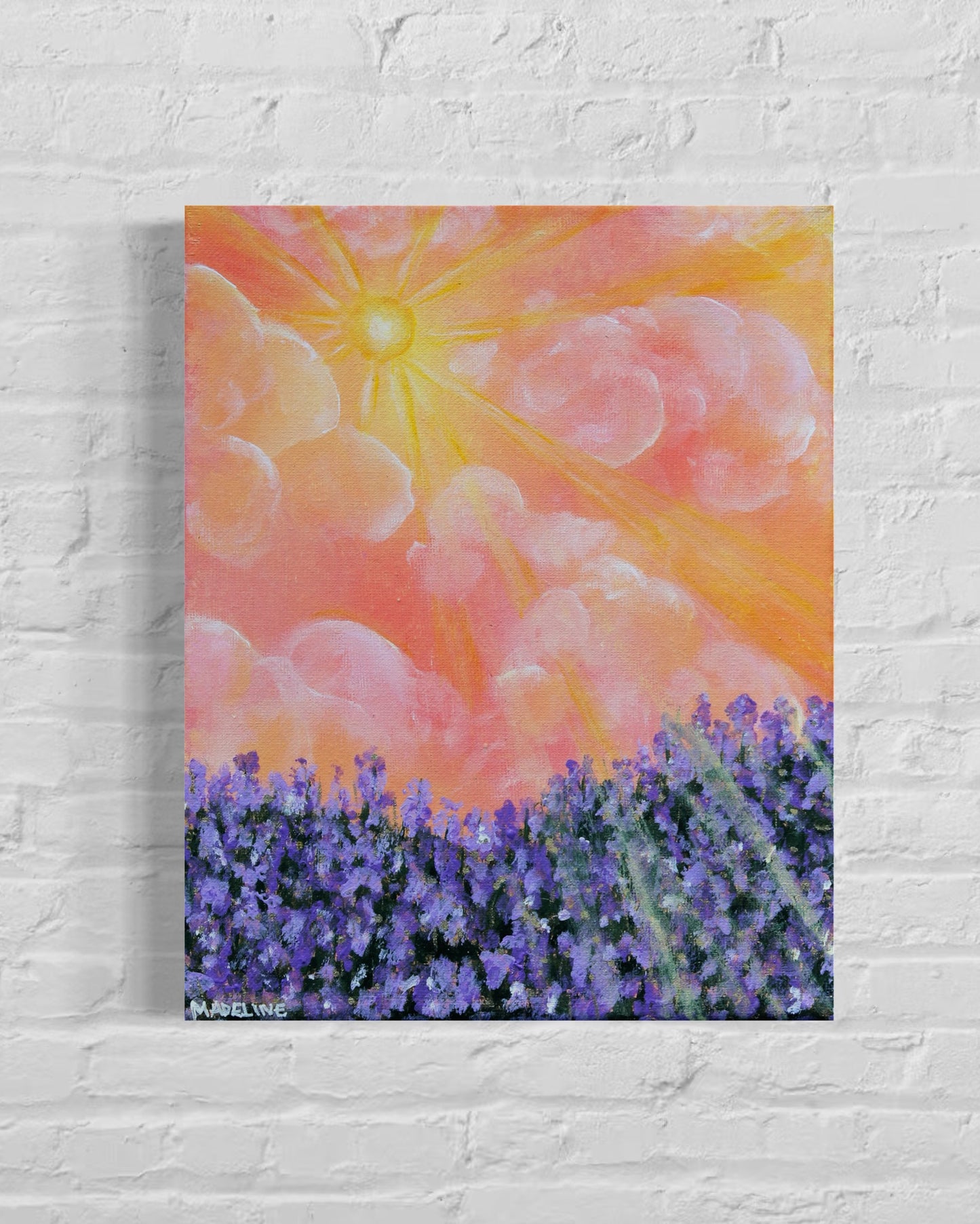 Lavender Light - Canvas Giclée Print