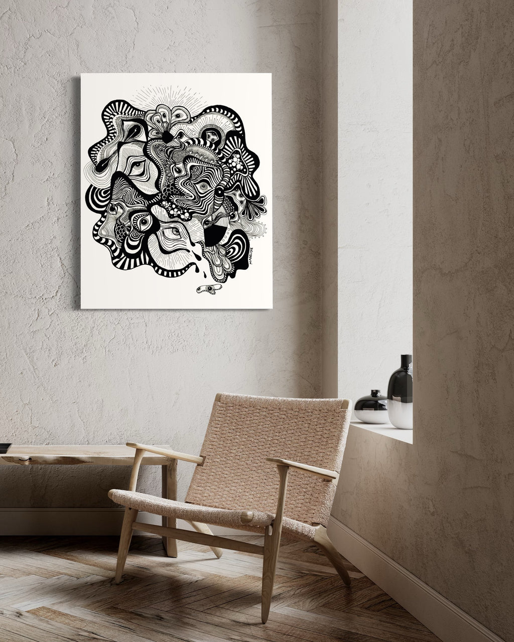 Vision Illusion Canvas Print