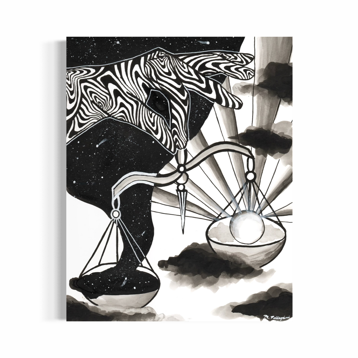 'HEAVY' (INKTOBER'25) Original Artwork