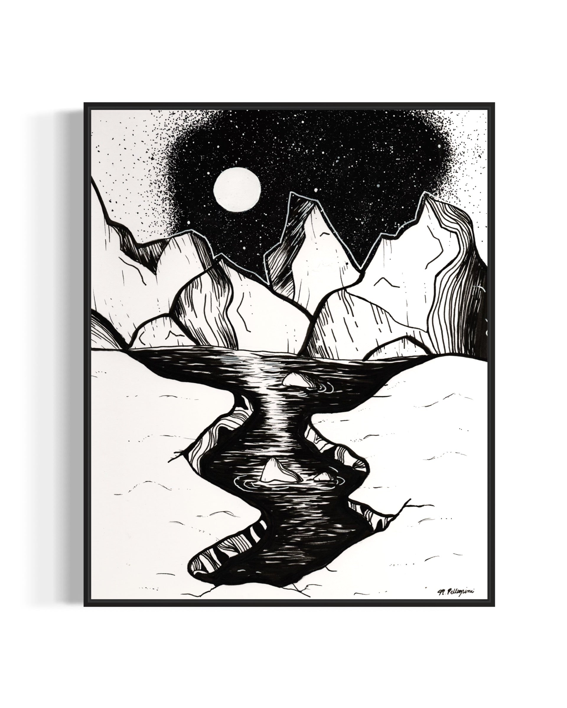 Arctic (Inktober 2025 Prompt) - Giclée Fine Art Print