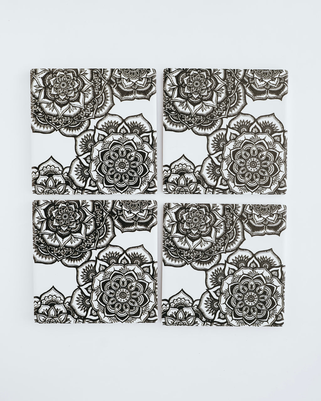 Floral Fascination - Ceramic Coaster Set of 4