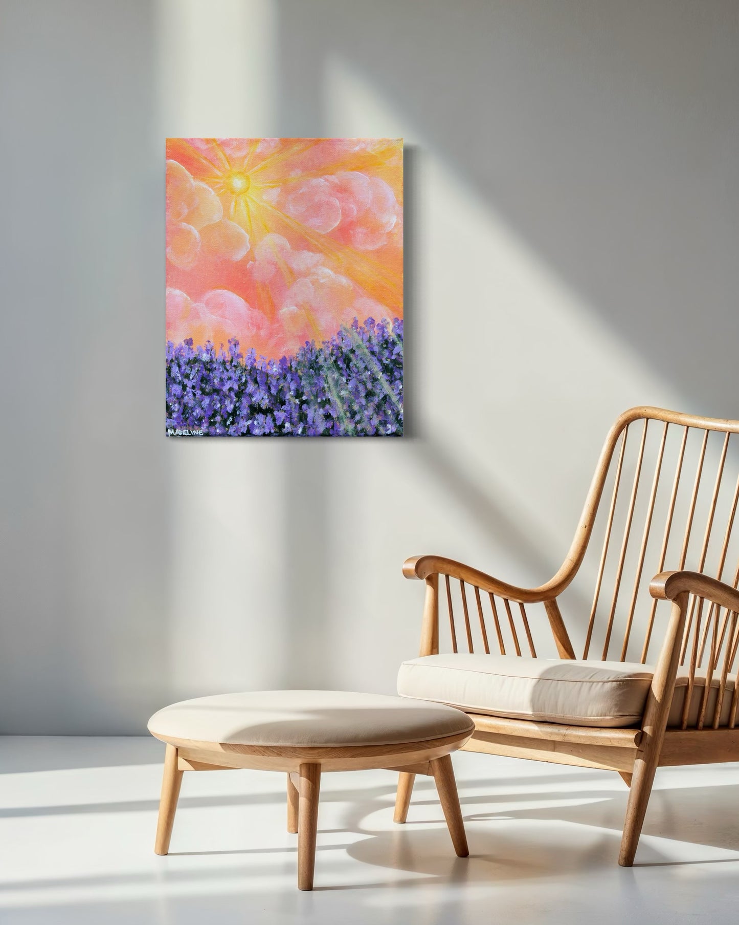 Lavender Light - Canvas Giclée Print