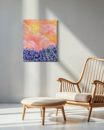 Lavender Light - Canvas Giclée Print