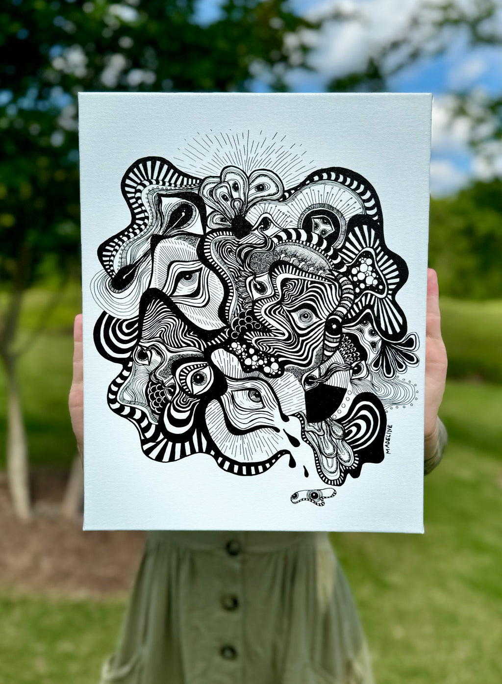 Vision Illusion Canvas Print