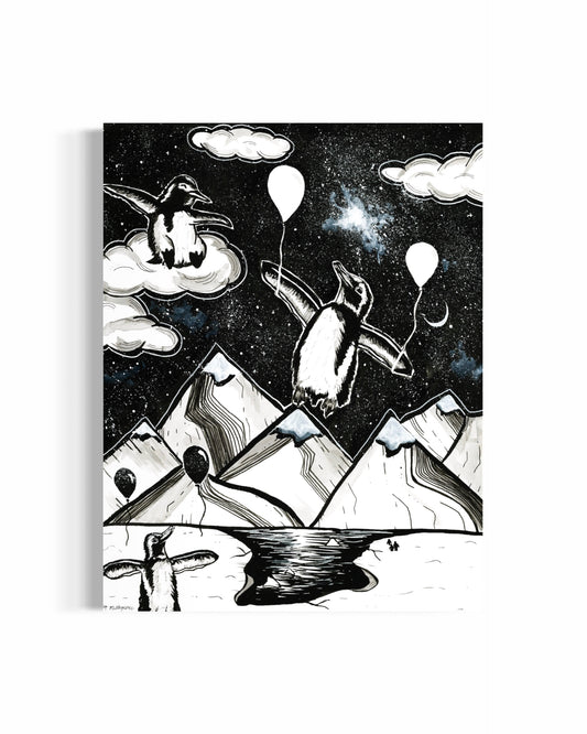 'FLIGHTLESS' (INKTOBER'26) Original Artwork