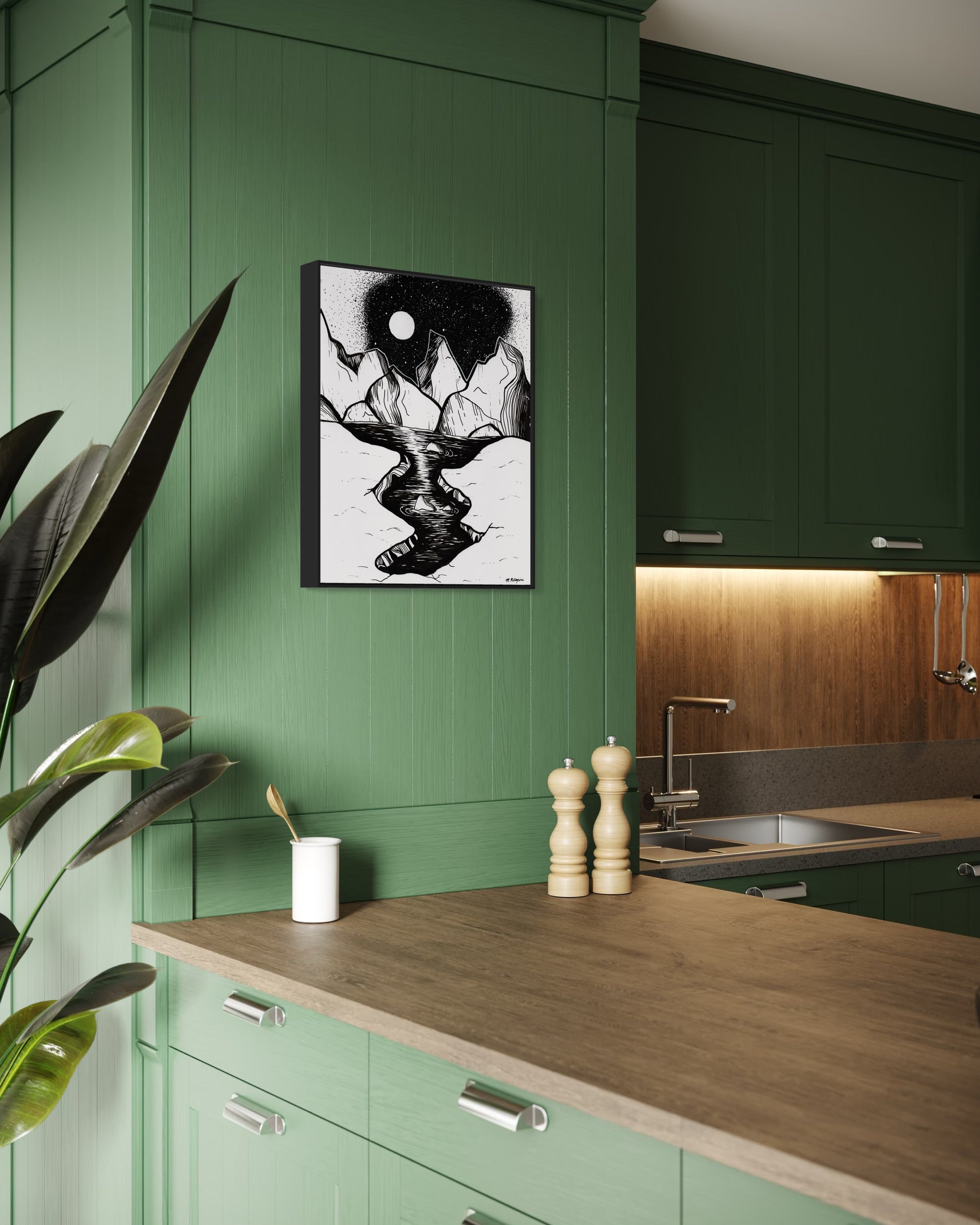 Arctic (Inktober 2025 Prompt) - Giclée Fine Art Print