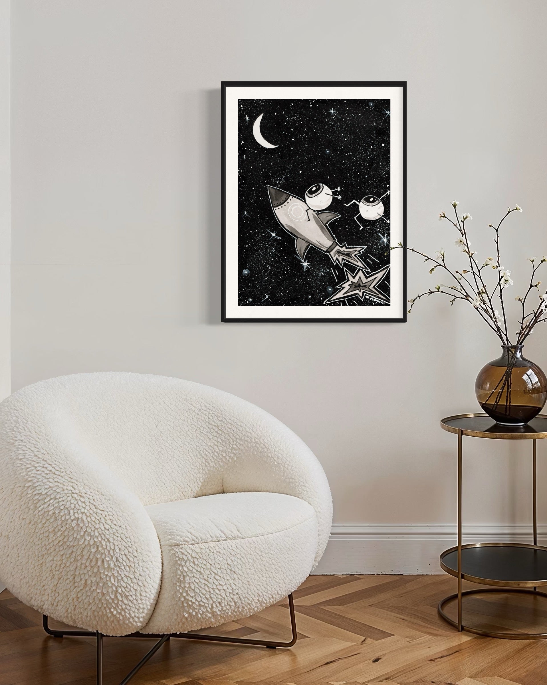 Blast (Inktober 2025 Prompt) - Giclée Fine Art Print