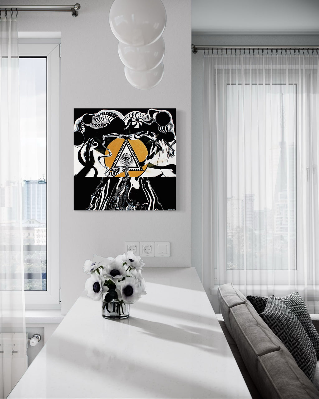 Eye of Creation Canvas Print