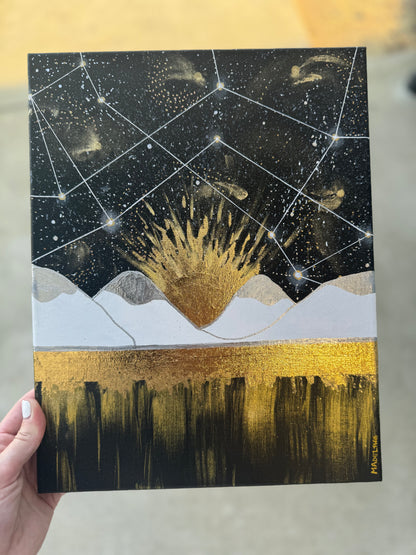 Beauty of Existence #7 - Original Canvas 11x14
