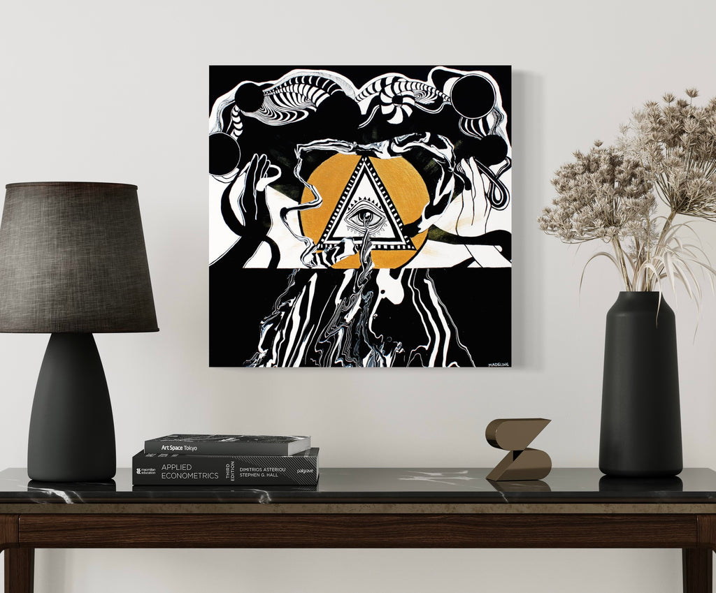 Eye of Creation -  Original 24x24 Canvas Painting