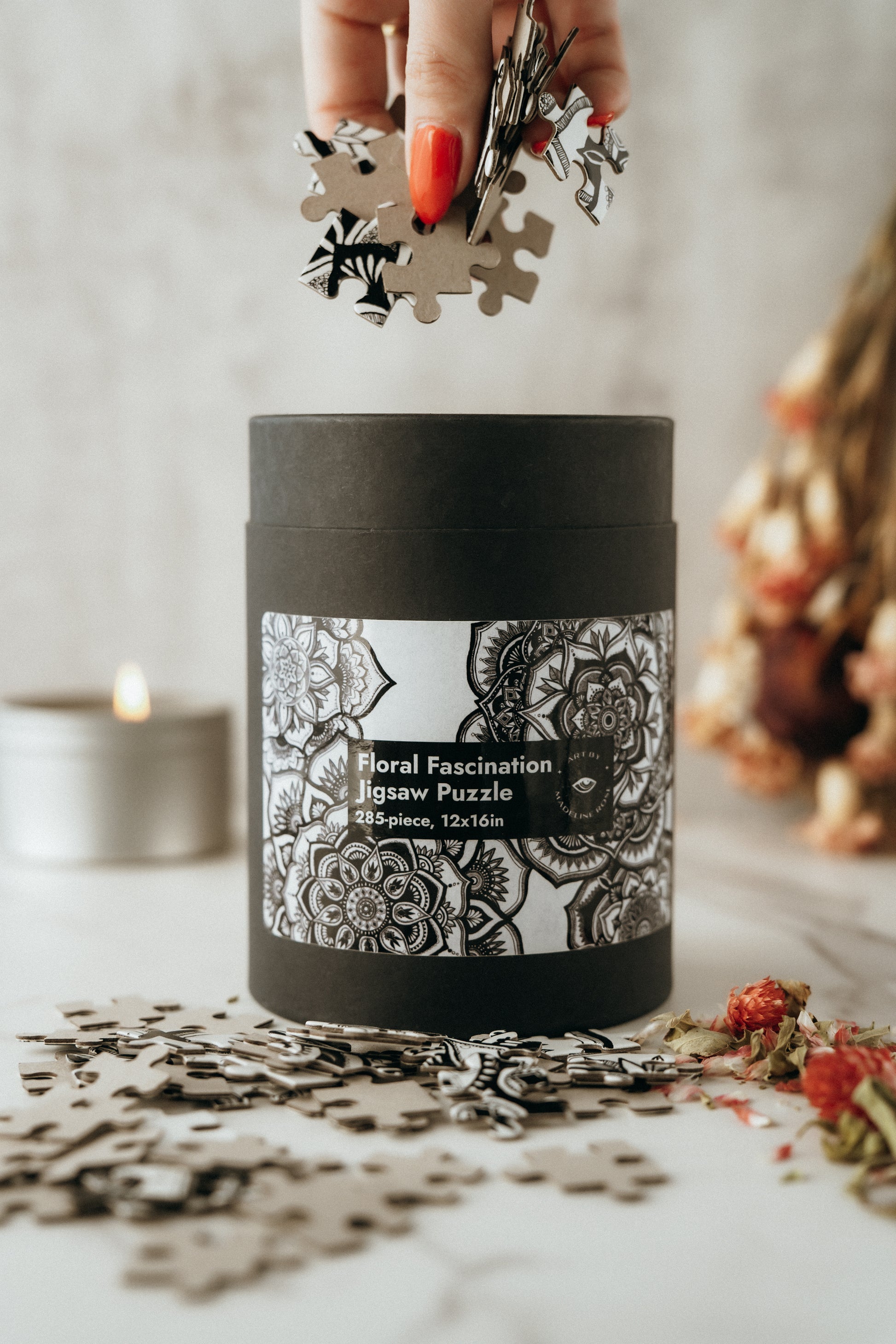 Floral Fascination - Art Jigsaw Puzzle (XAOS)