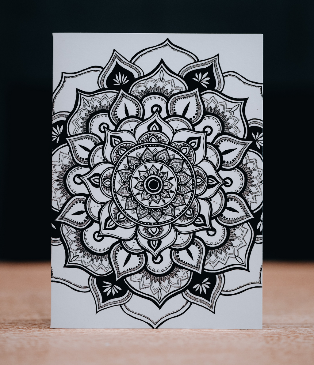 Peaceful Petals - 5x7 Single Greeting Card