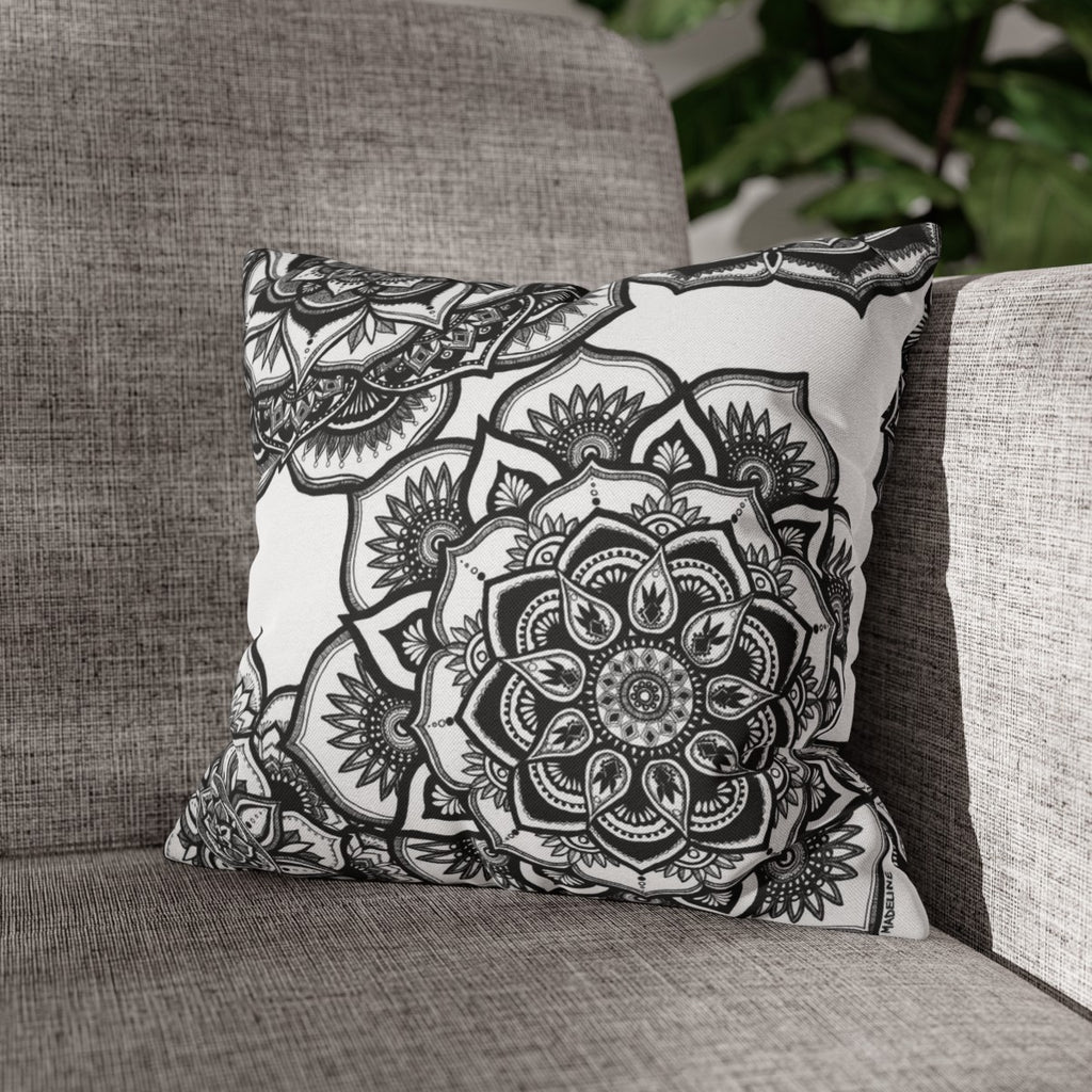 Floral Fascination Throw Pillow