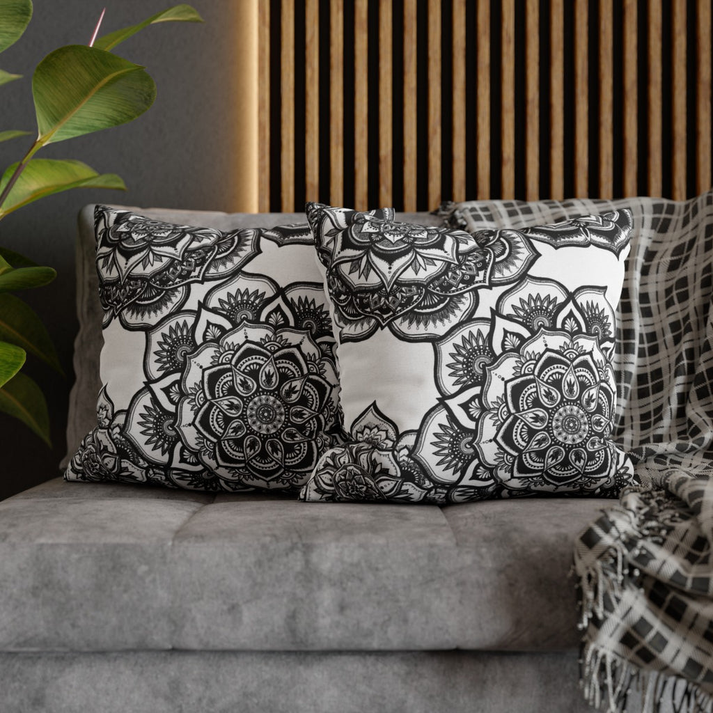 Floral Fascination Throw Pillow