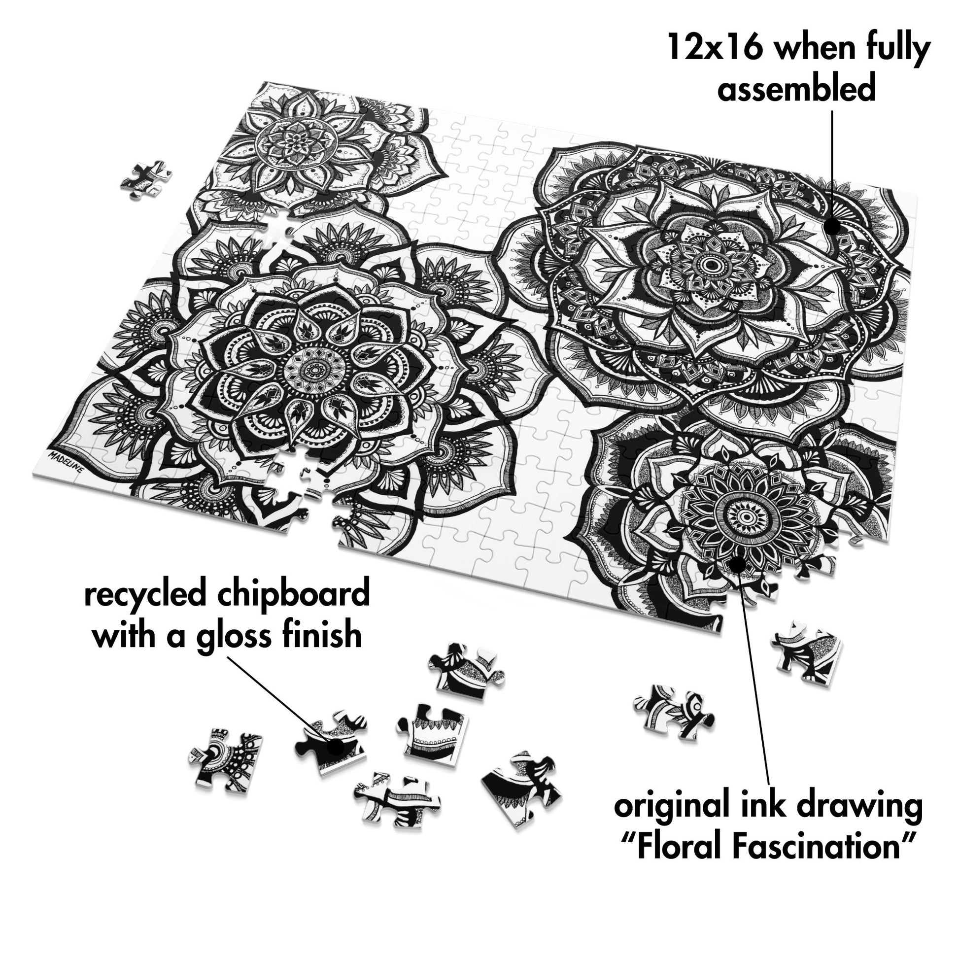 Floral Fascination - Art Jigsaw Puzzle (XAOS)