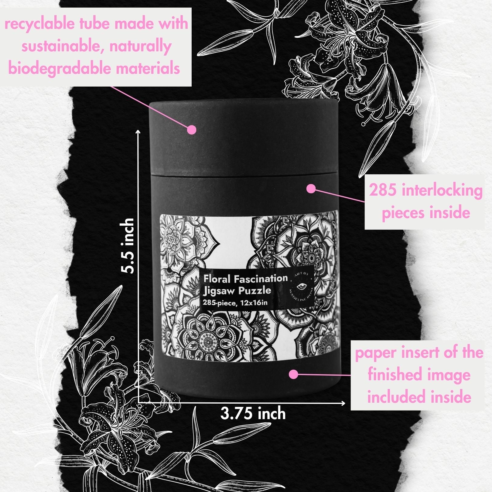 Floral Fascination - Art Jigsaw Puzzle (XAOS)