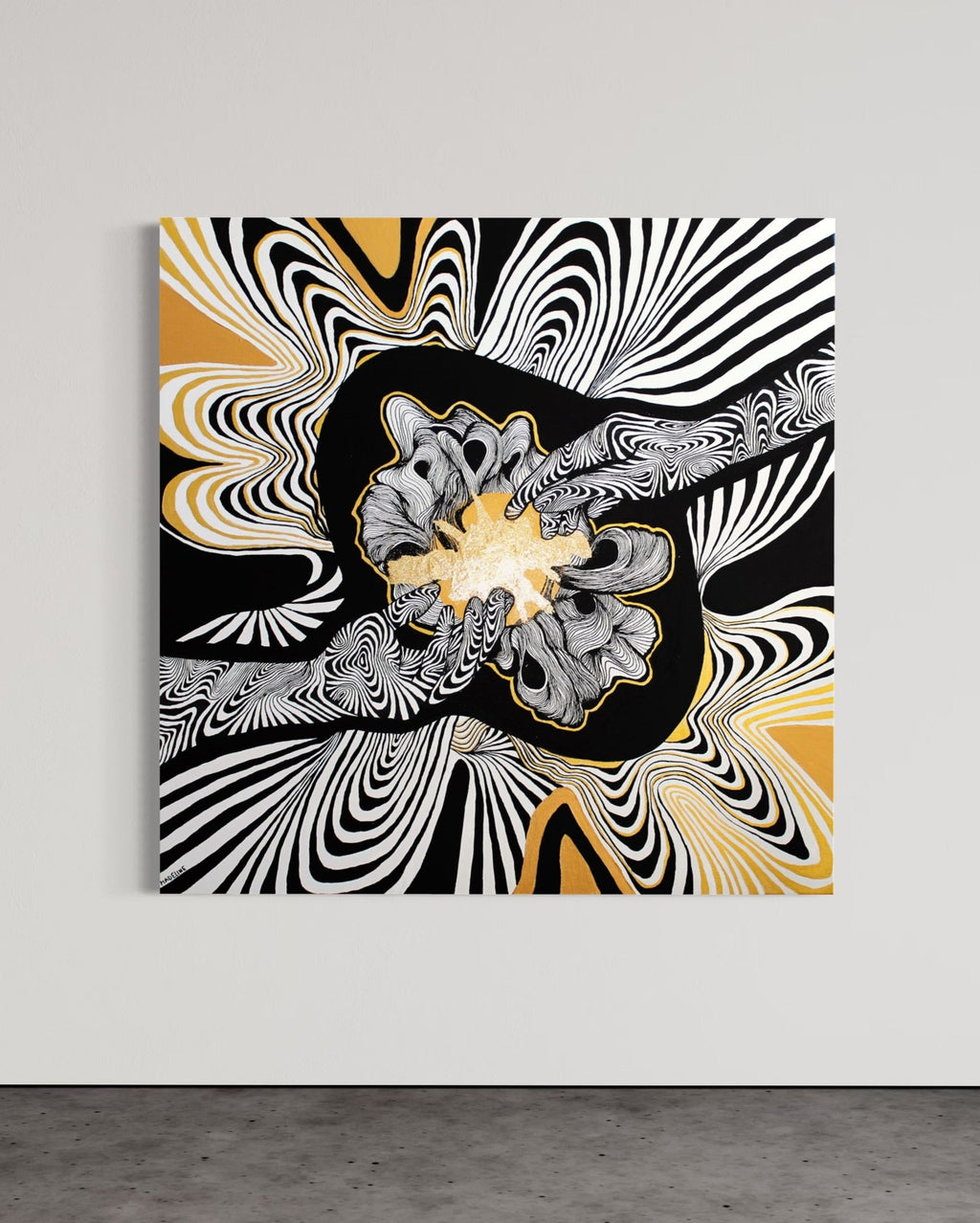 Connection - Original Canvas Painting 24x24 - *Not Currently for Sale, Message for Inquiries