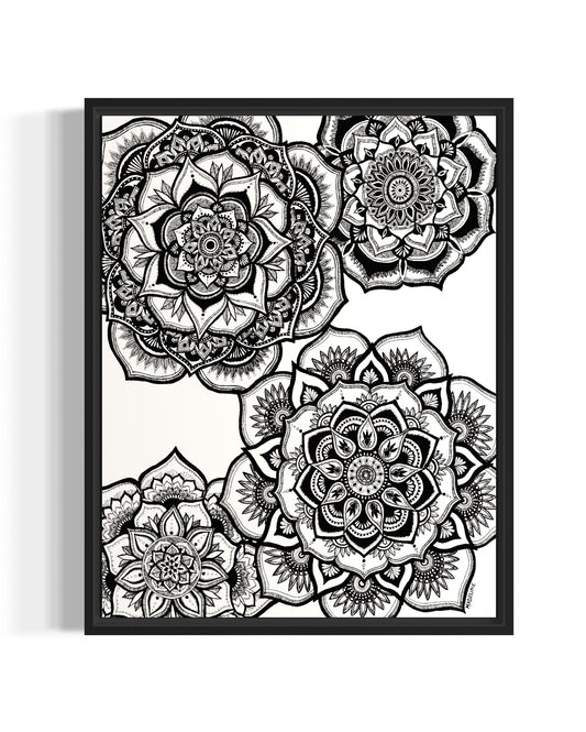 Floral Fascination - Giclée Fine Art Print (XAOS)