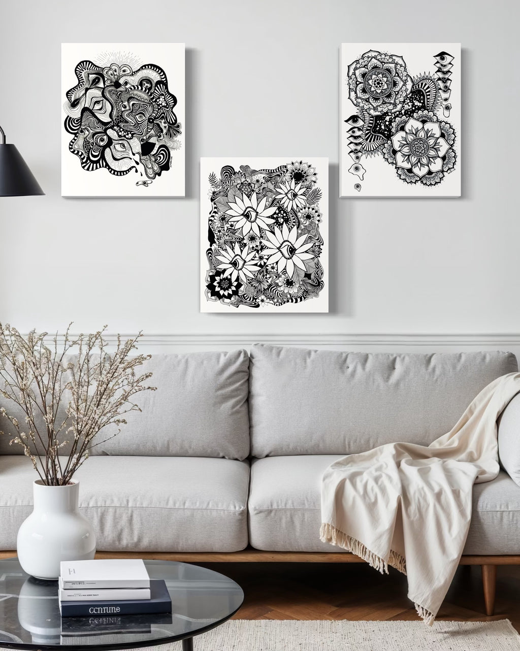 20x24 Inch Canvas Giclée Prints (Multiple Designs)