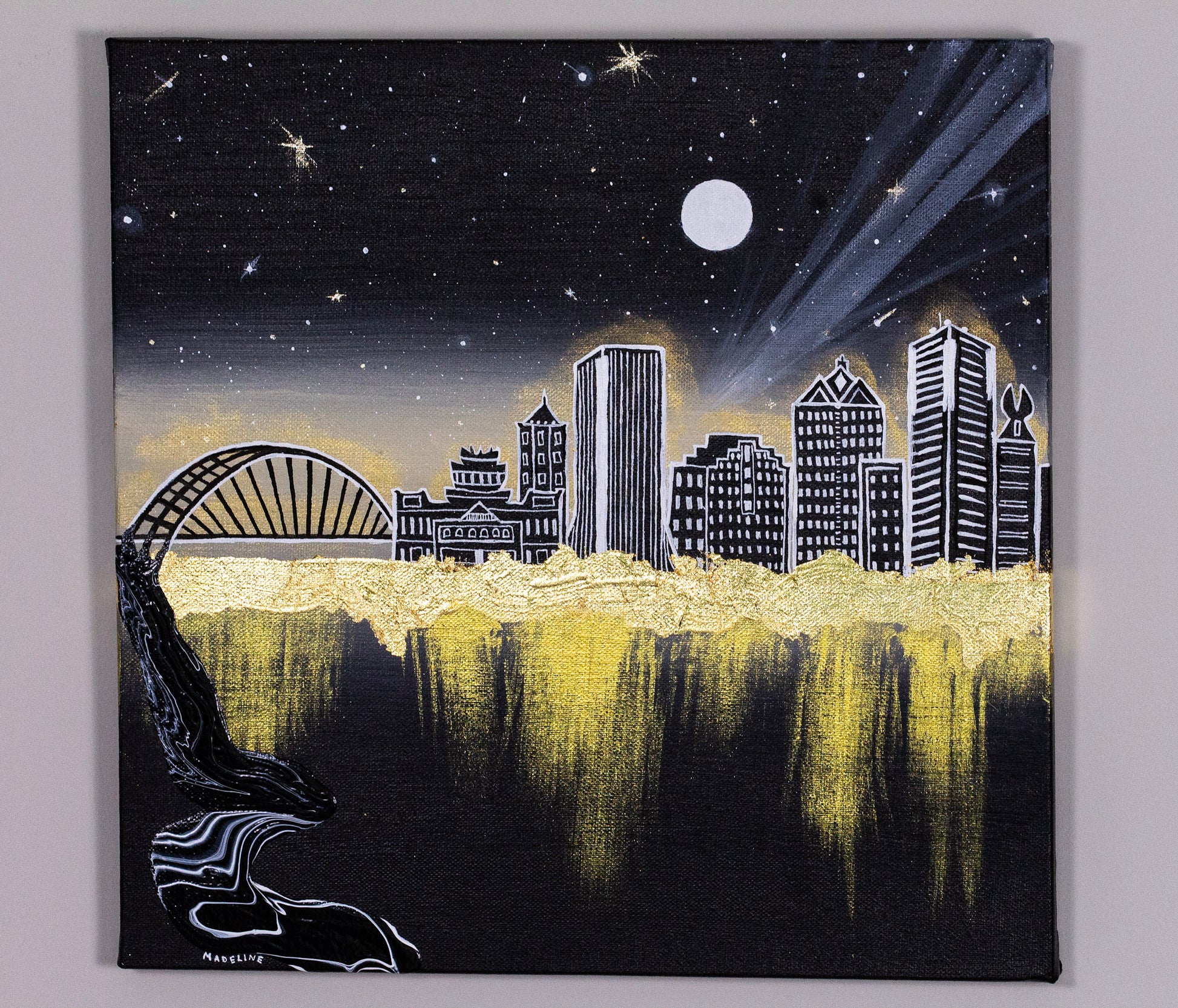 Rochester, NY - Original Canvas Painting - SOLD