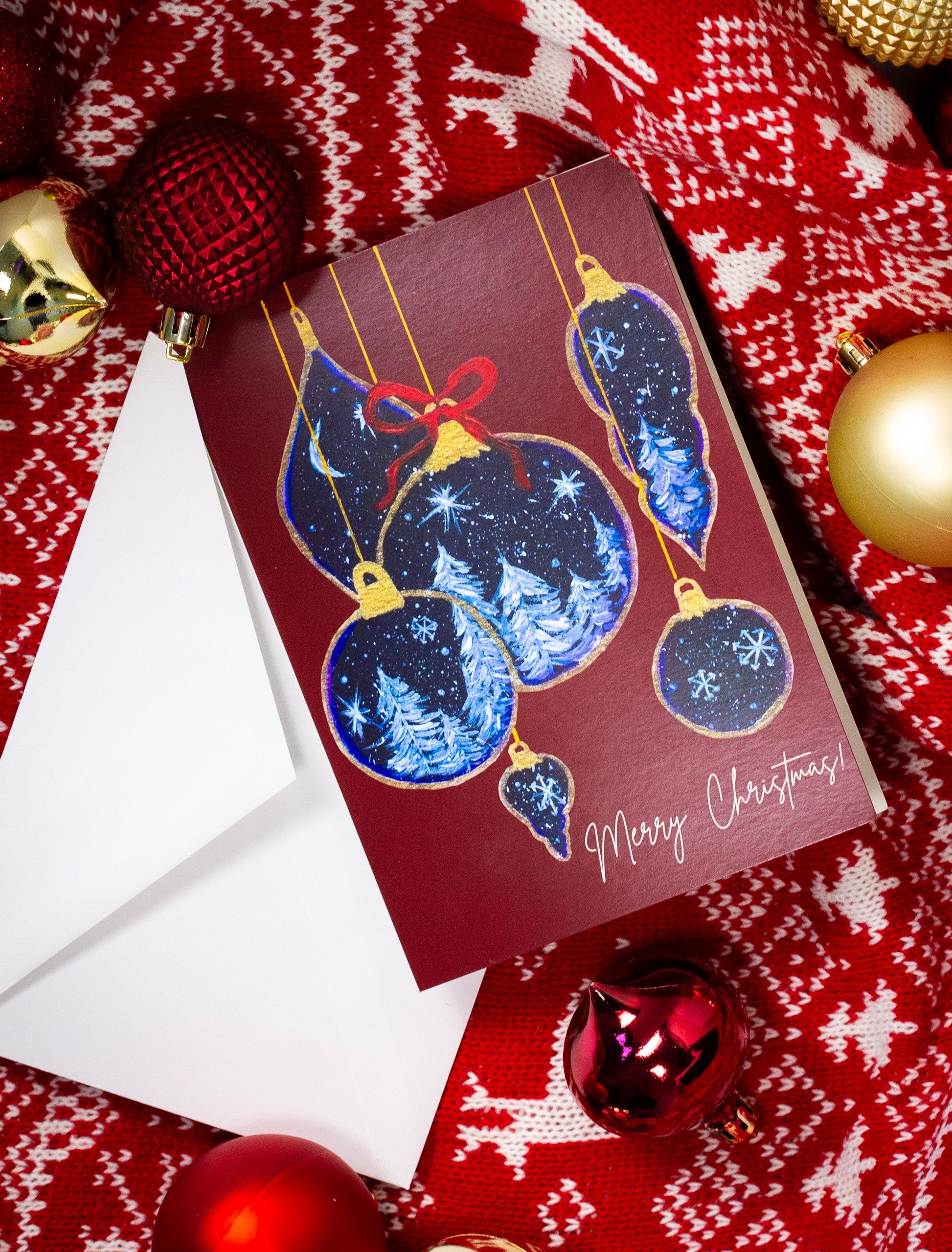 Winter Wonderland "Merry Christmas" - 5x7 Holiday Card