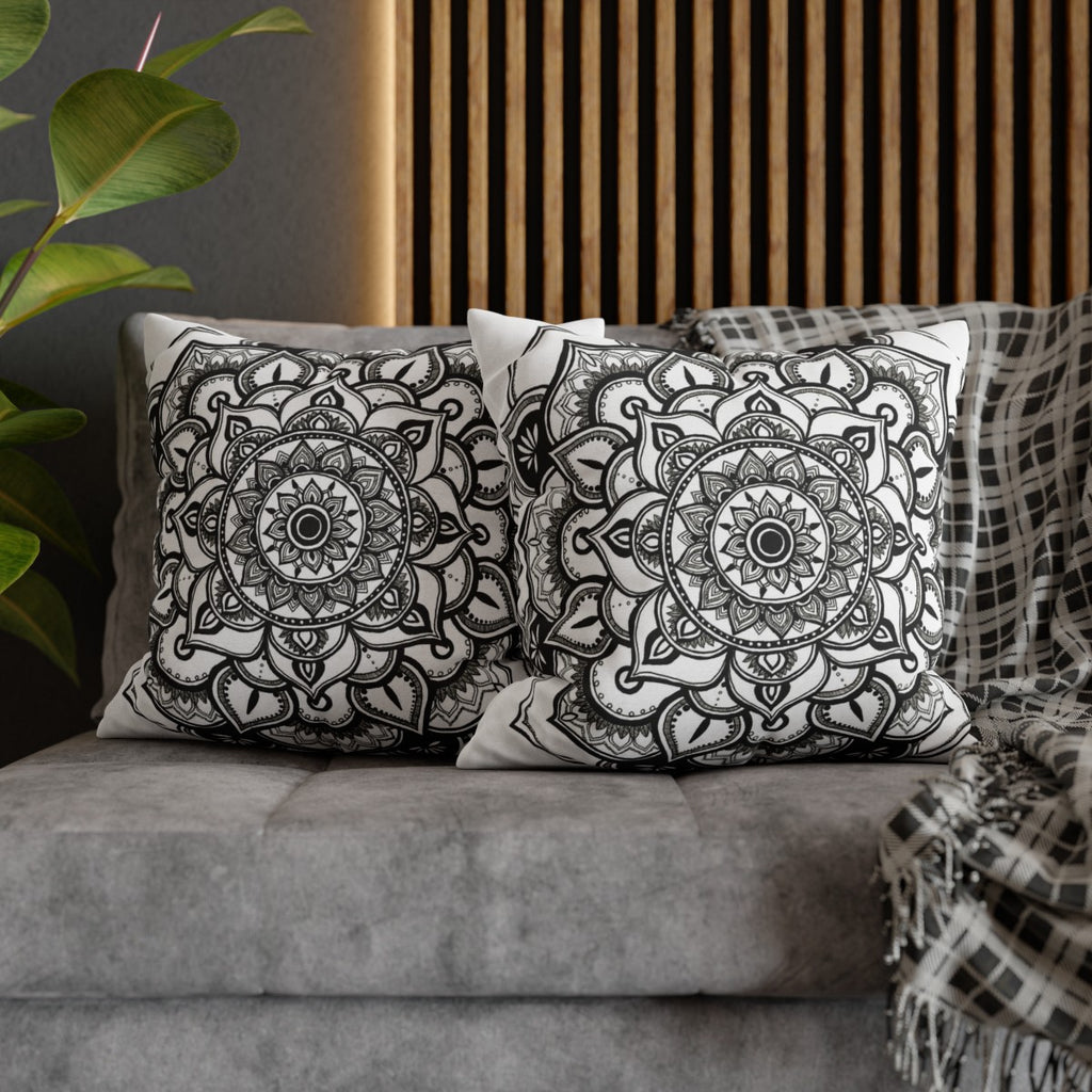 Peaceful Petals Throw Pillow