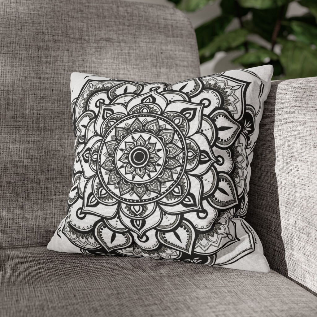 Peaceful Petals Throw Pillow